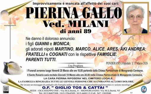 Pierina Gallo, ved. Milani