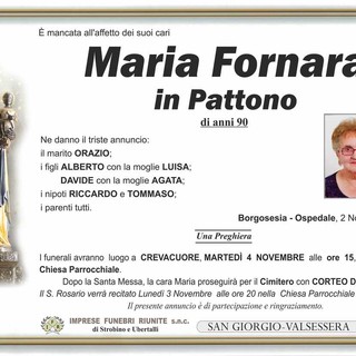 Maria Fornara in Pattono