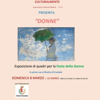Candelo ospita l'esposizione di quadri  "DONNE"