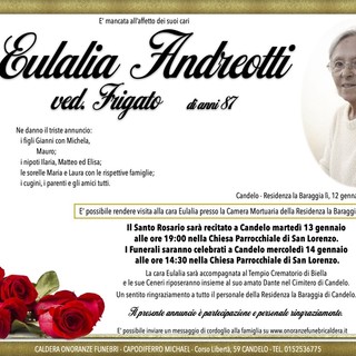 Eulalia Andreotti, ved. Frigato