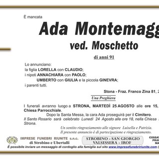 Ada Montemaggi, ved. Moschetto