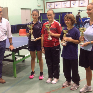 Il podio di Torino con Lucia Macchione Il podio di Torino con Lucia Macchione
