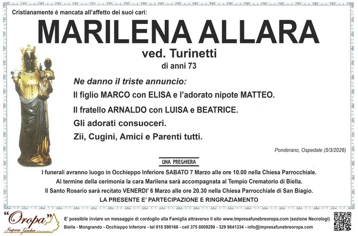 Marilena Allara, ved. Turinetti
