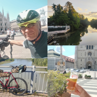 Biella-Istanbul in bici, Maurizio Maffeo oggi a Belgrado, FOTO e VIDEO Biella-Istanbul in bici, Maurizio Maffeo oggi a Belgrado, FOTO e VIDEO