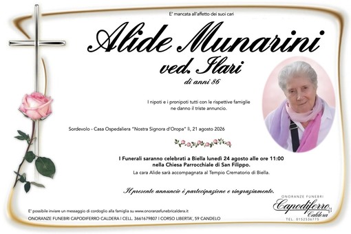 Alide Munarini, ved. Ilari