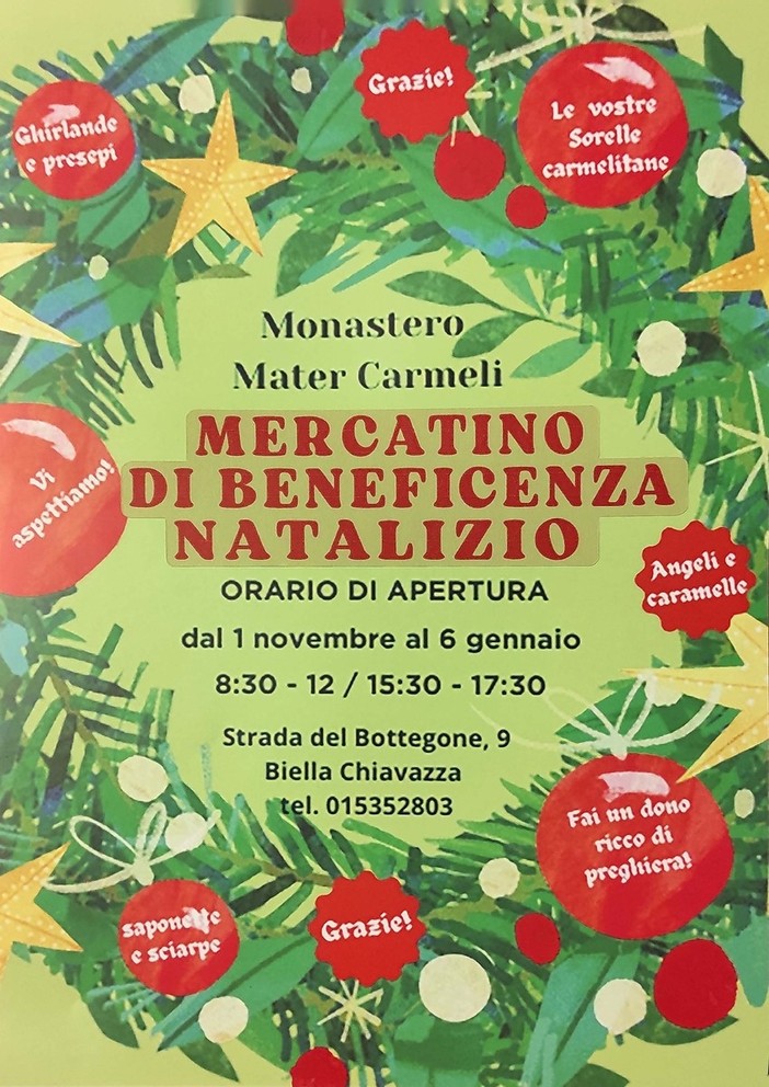 Alla scoperta di angeli, presepi, marmellate e tanto altro al Monastero Mater Carmeli