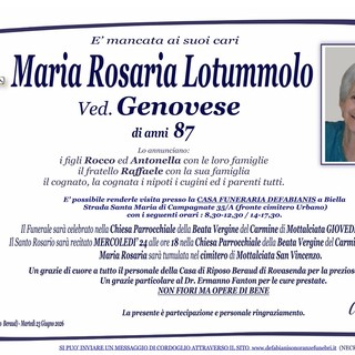 Maria Rosaria Lotummolo, ved. Genovese