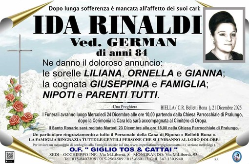 Ida Rinaldi, ved. German