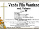 Vanda Fila Vaudano ved. Valente