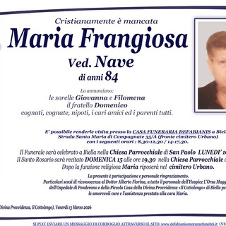 Maria Frangiosa, ved. Nave
