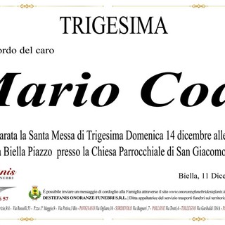 Mario Coda - Trigesima Mario Coda - Trigesima
