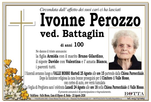 Ivonne Perozzo, ved. Battaglin