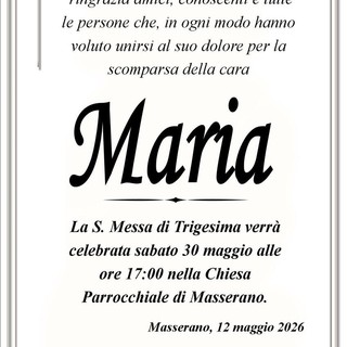 Maria Verza - Ringraziamenti