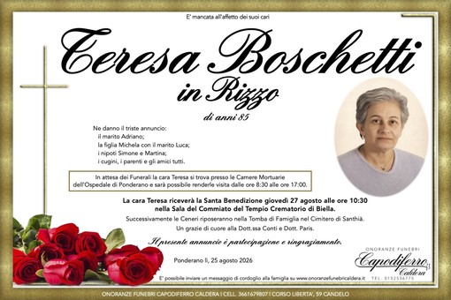 Teresa Boschetti in Rizzo
