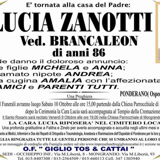 Lucia Zanotti, ved. Brancaleon Lucia Zanotti, ved. Brancaleon