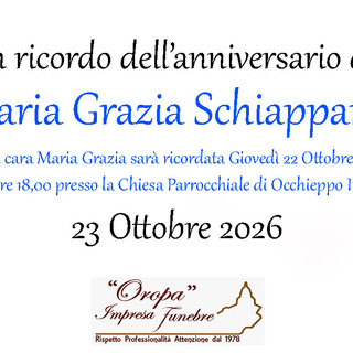 Maria Grazia Schiapparelli - Anniversario