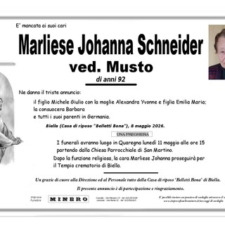 Marliese Johanna Schneider, ved. Musto