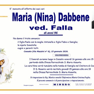 Maria (Nina) Dabbene, ved. Falla