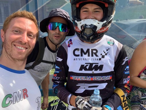 Mattia Moretti del Team CMR di Cossato al Trofeo delle Regioni Motocross 2023