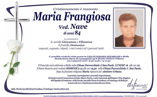 Maria Frangiosa, ved. Nave