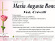 Maria Augusta Bonci, ved. Crivelli