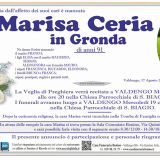 Marisa Ceria in Gronda Marisa Ceria in Gronda