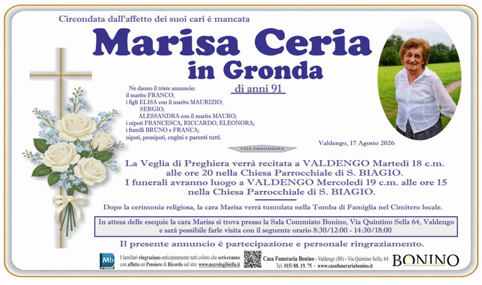 Marisa Ceria in Gronda