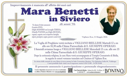 Mara Benetti in Siviero Mara Benetti in Siviero