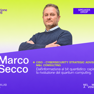 I computer quantistici arrivano a Biella: Marco Secco sale sul palco di "Nel mondo a venire"