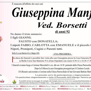 Giuseppina Manfredo, Ved. Borsetti