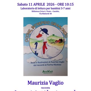 A Candelo un laboratorio di lettura per i più piccoli: arriva “Ocone, intrepido giramondo”