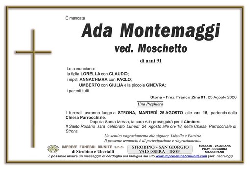 Ada Montemaggi, ved. Moschetto