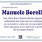 Manuele Borella, ringraziamento