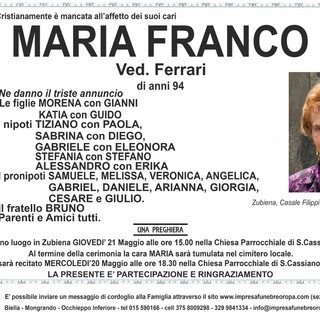 Maria Franco, ved. Ferrari