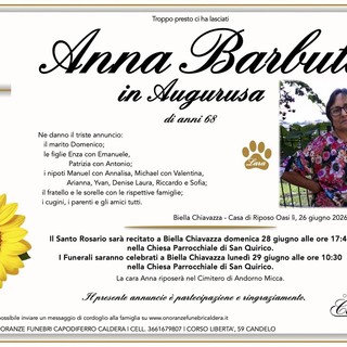 Anna Barbuto in Augurusa