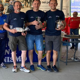 Angelino Giorzet, Fontana e Piletta quarti al campionato di marcia alpina - Foto Tiziano Revolon Angelino Giorzet, Fontana e Piletta quarti al campionato di marcia alpina - Foto Tiziano Revolon