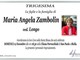 Maria Angela Zambolin, ved. Longo - Trigesima