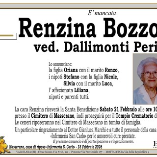 Renzina Bezzone, ved. Dallimonti Perini