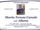 Maria Teresa Canale, ved. Alberta - Anniversario