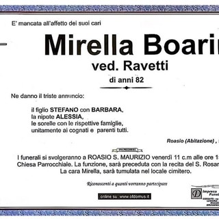 Mirella Boarin, ved. Ravetti