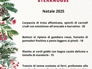 Il Natale dal gusto autentico de La Prateria Steakhouse Il Natale dal gusto autentico de La Prateria Steakhouse