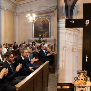 Pollone, una Crocifissione di Lorenzo Puglisi per celebrare Pier Giorgio Frassati