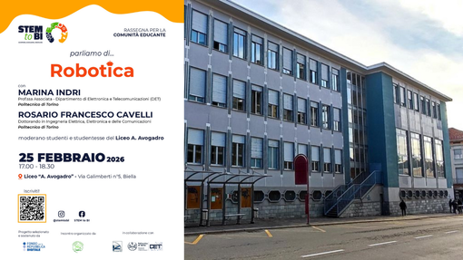 Biella, robotica al Liceo Avogadro: nuovo appuntamento con “STEM to BI”