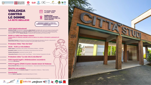 Violenza contro le donne, a Città Studi un incontro sulla rete biellese Violenza contro le donne, a Città Studi un incontro sulla rete biellese