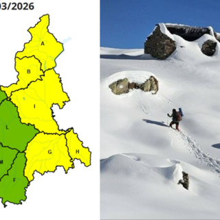 Maltempo, allerta gialla anche su Biella: attenzione alla neve in quota
