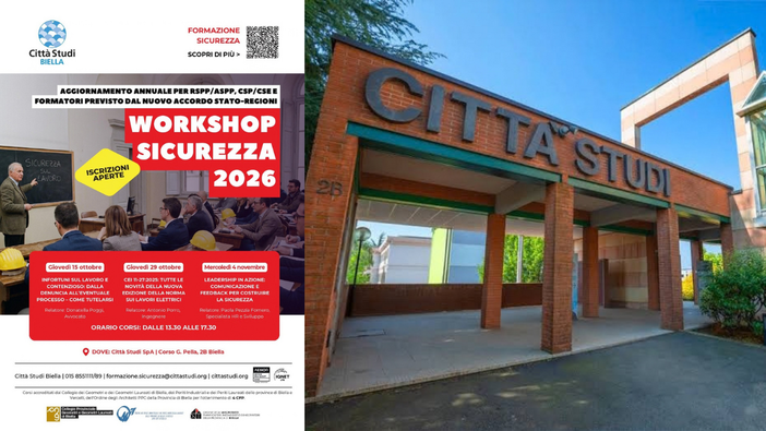Città Studi Biella apre le iscrizioni ai workshop sulla sicurezza del secondo semestre
