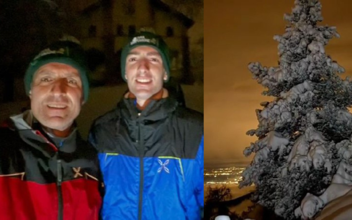 Oasi Zegna sotto le stelle: il Santuario di San Bernardo dopo la nevicata