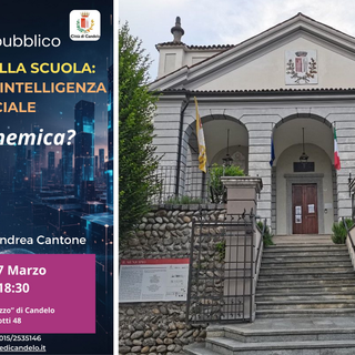 Intelligenza artificiale, scuola e famiglia: a Candelo l'incontro pubblico