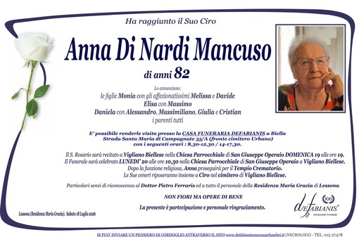 Anna Di Nardi Mancuso Anna Di Nardi Mancuso