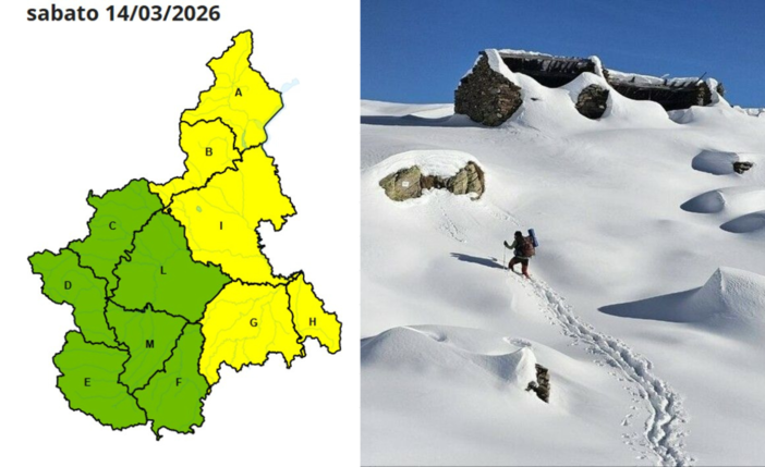 Maltempo, allerta gialla anche su Biella: attenzione alla neve in quota